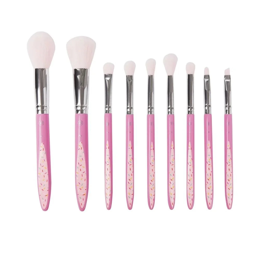 BH Cosmetics Sweet Shoppe 9 Piece Brush Set New in Box