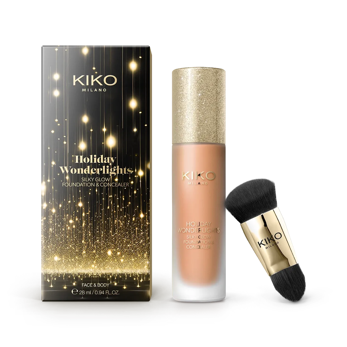 Kiko Milano Holiday Wonderlights Silky Glow Foundation & Concealer