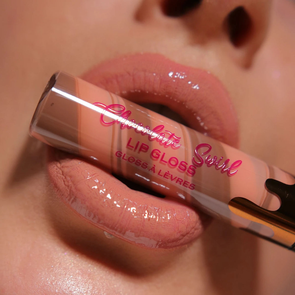 I Heart Revolution Soft Swirl Gloss Chocolate Lip- vanilla gelato-