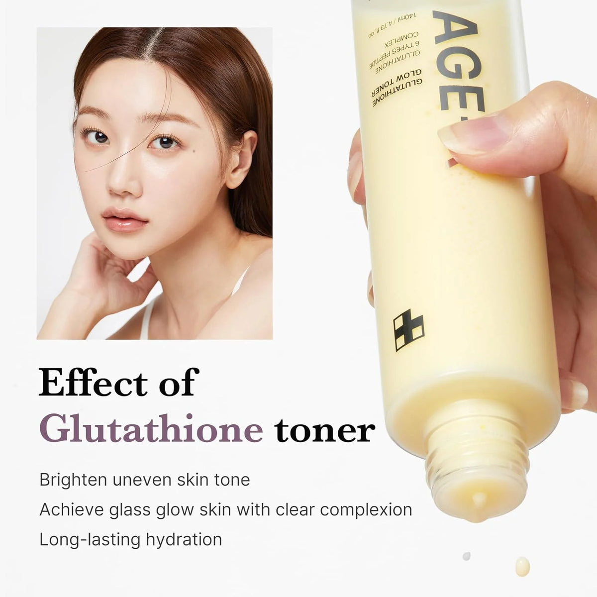 Medicube - AGE-R GLUTATHIONE GLOW MILK TONER
