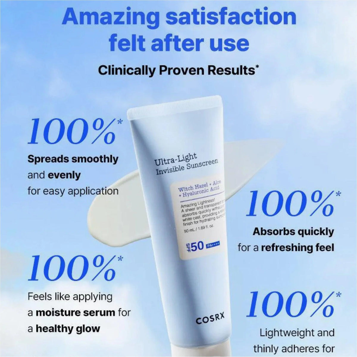 Cosrx Ultra Light Invisible Sunscreen 50ml