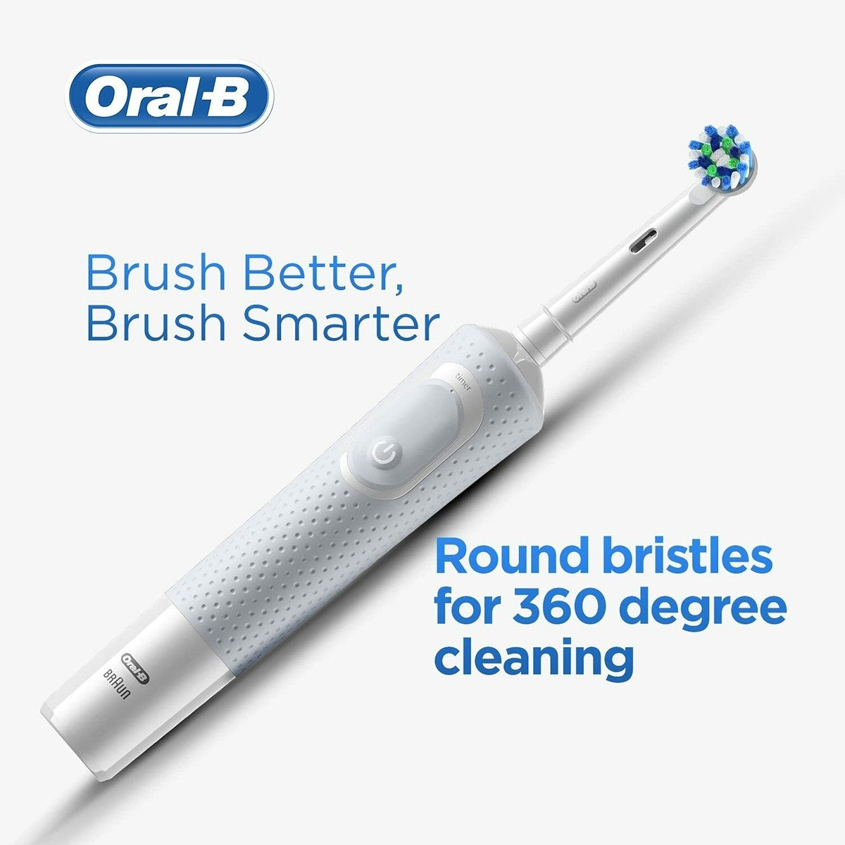 Oral B Vitality 100 White Criss Cross Electric Rechargeable Toothbrush