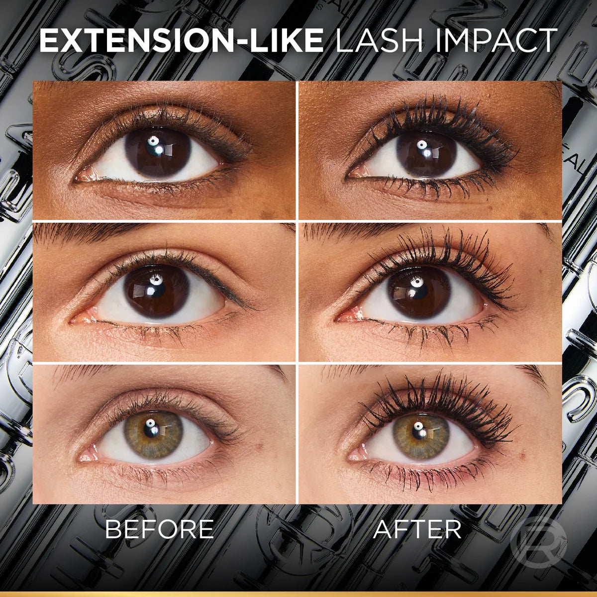 L’Oréal Paris Telescopic Extensionist Mascara for 24H Long-Lasting Curl, Volume, and Exceptional Eyelashes