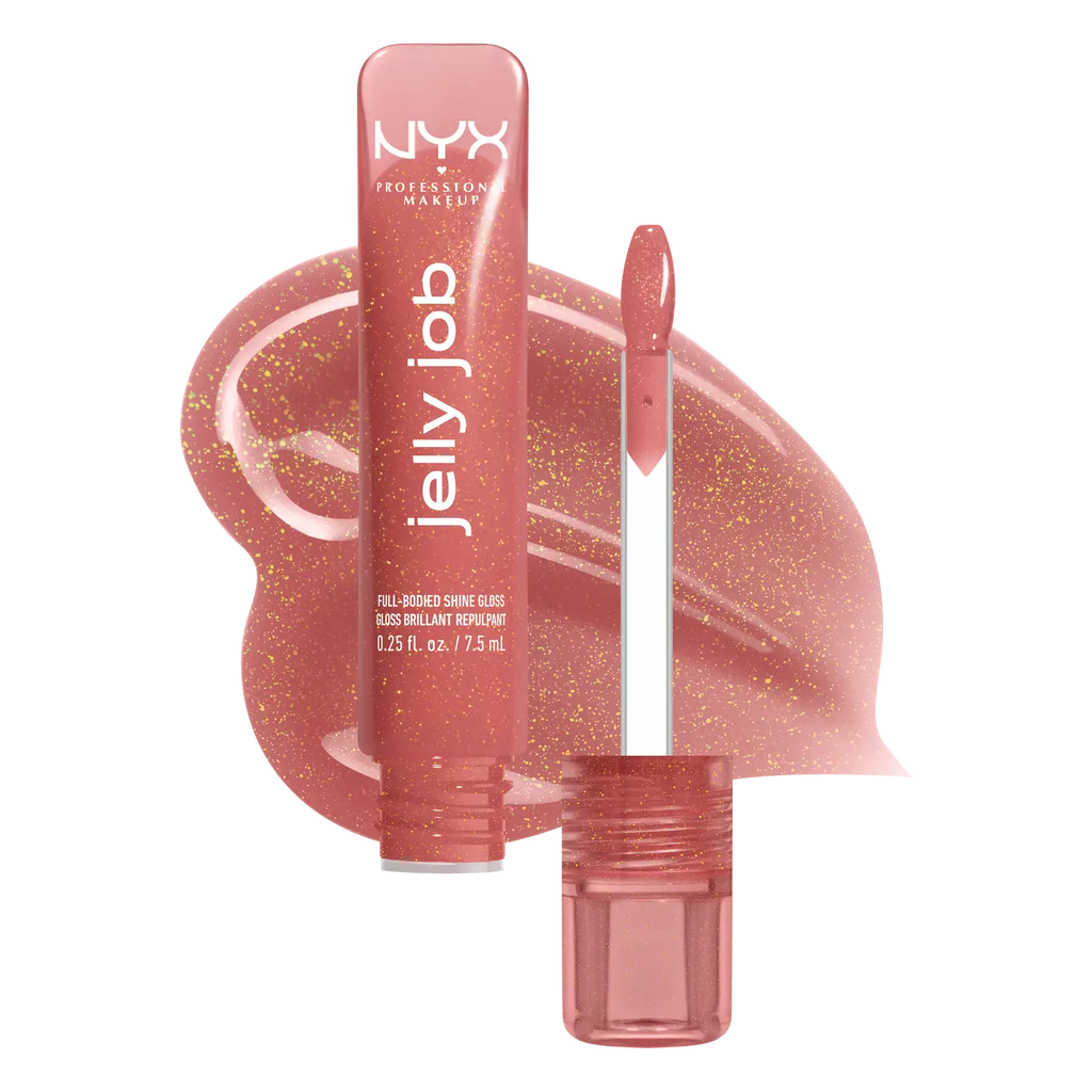 Nyx JELLY JOB FULL-BODIED HIGH SHINE GLOSS-Honey,It’s Jelly -