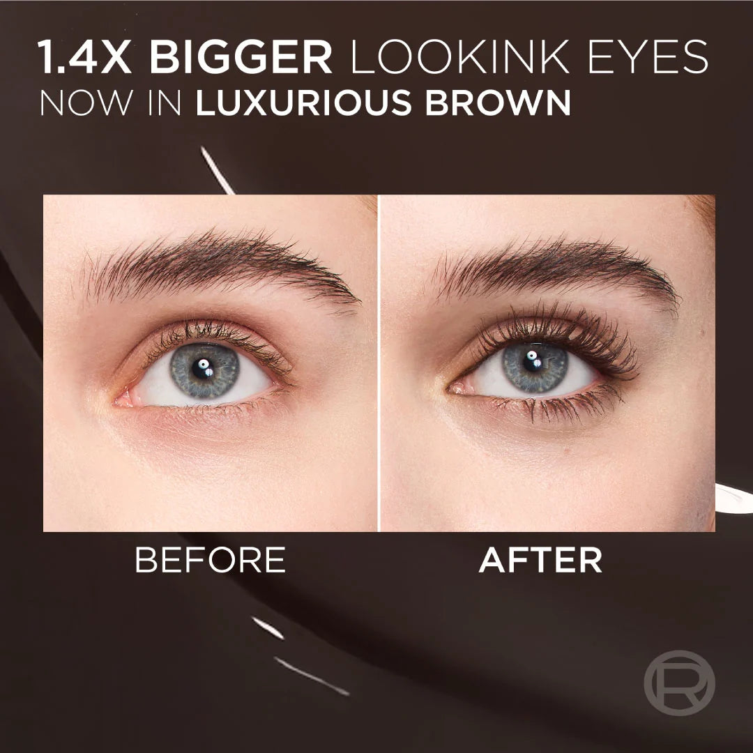 L'OREAL VOLUMINOUS PANORAMA WASHABLE MASCARA BROWN
