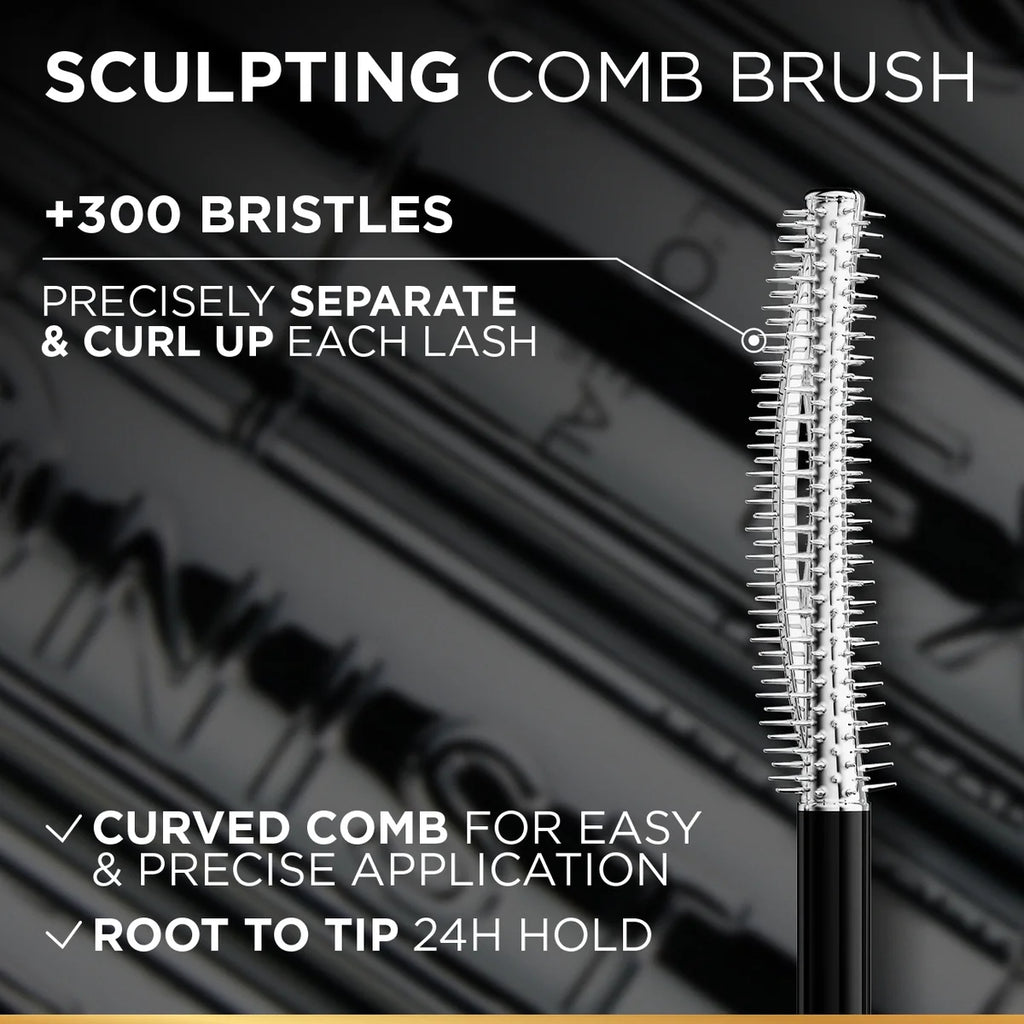 L’Oréal Paris Telescopic Extensionist Mascara for 24H Long-Lasting Curl, Volume, and Exceptional Eyelashes