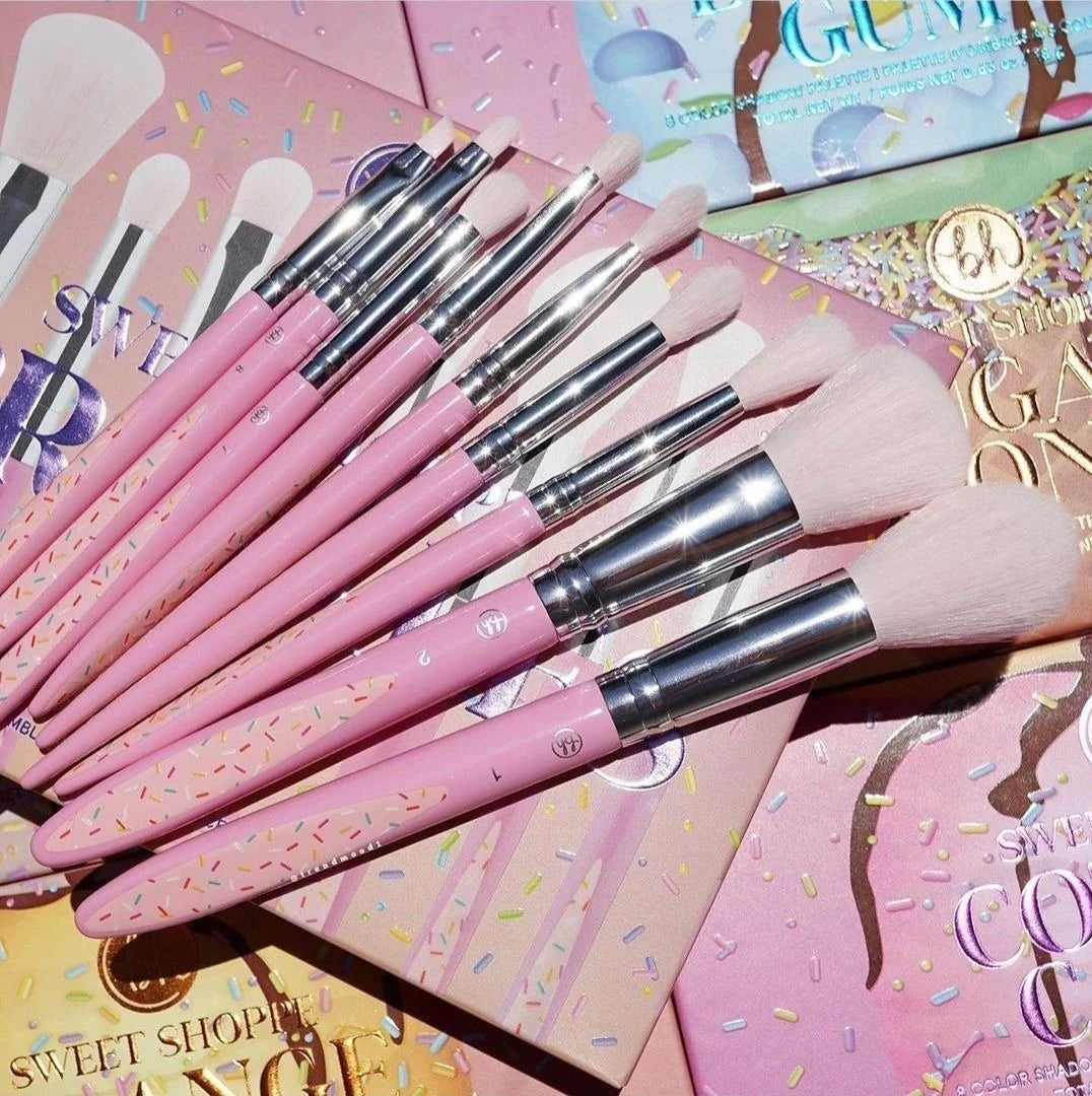 BH Cosmetics Sweet Shoppe 9 Piece Brush Set New in Box