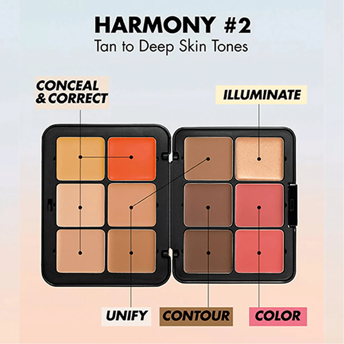 Make Up Forever Hd Skin All-In-One Face Palette-Harmony 2