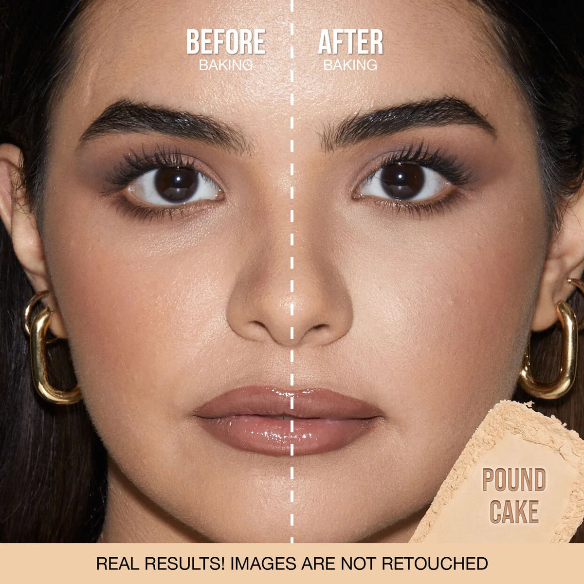 HUDA BEAUTY Easy Bake and Snatch Pressed Powder-POUND CAKE