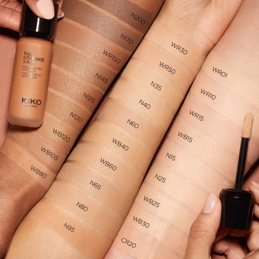 Kiko Milano-2 in 1 foundation and concealer with superior coverage