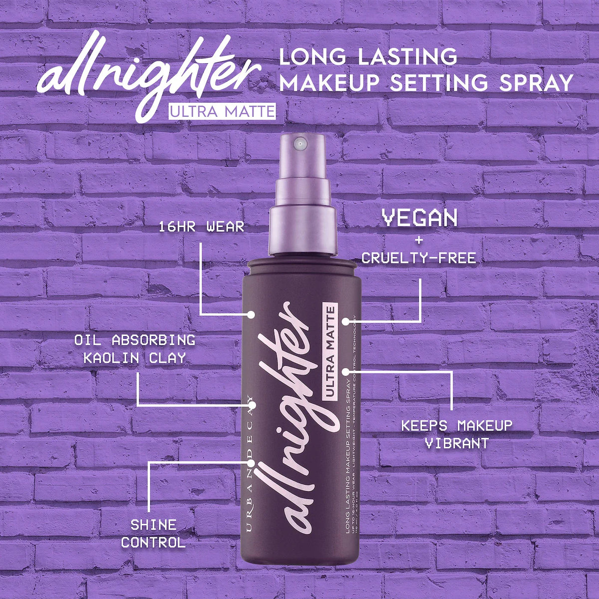 Urban Decay - All Nighter Ultra Matte Makeup Setting Spray