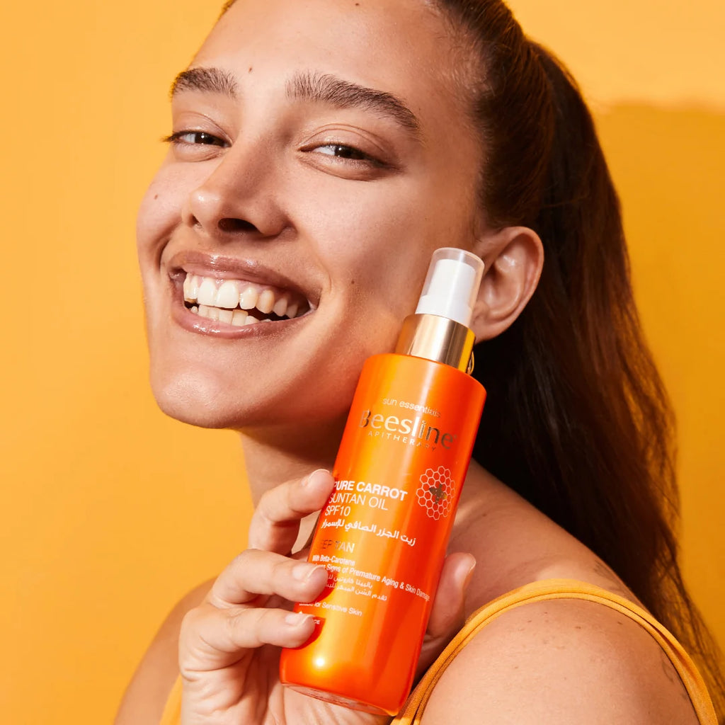 Beesline Pure Carrot Suntan Oil SPF10 200 ML