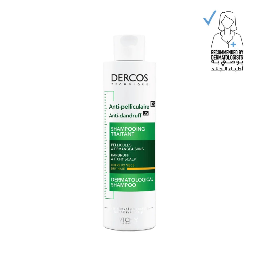VICHY DERCOS ANTI DANDRUFF SHAMPOO FOR DRY HAIR 200ML