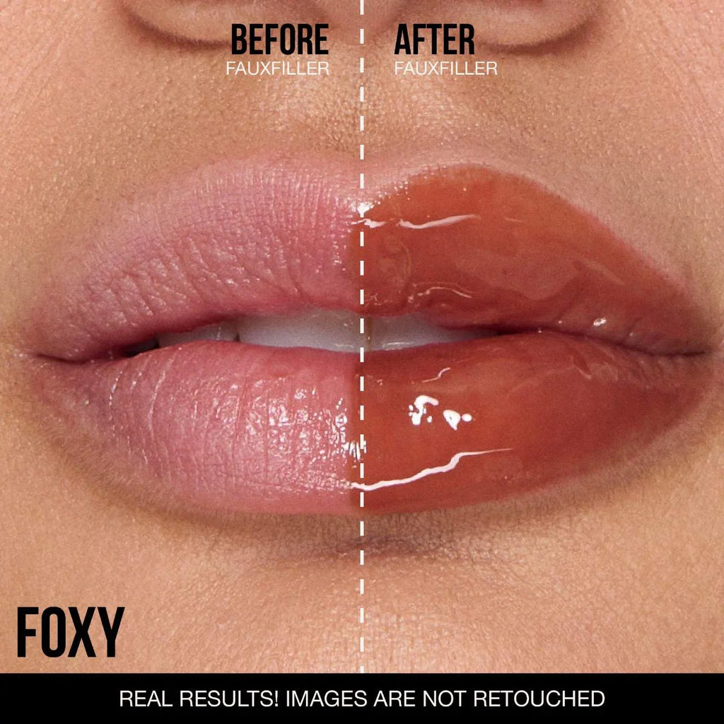 HUDA BEAUTY FAUX FILLER EXTRA SHINE LIP GLOSS