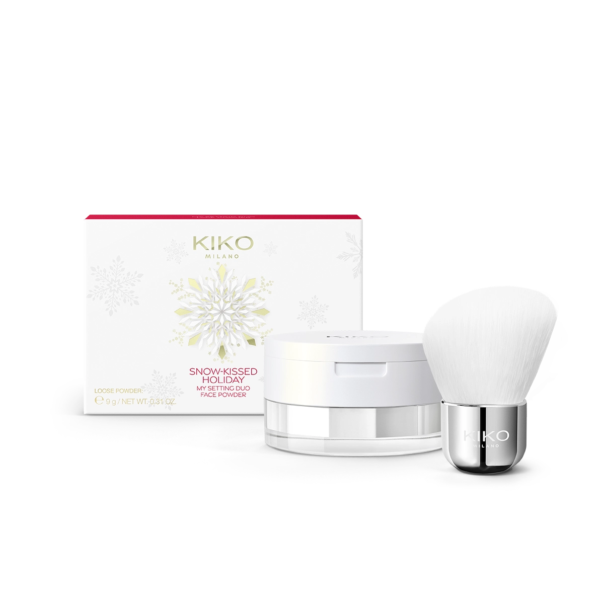 Kiko Milano-Snow kissed holiday my setting duo face powder