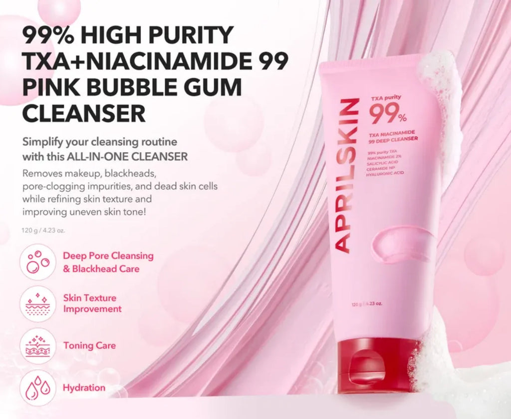 APRILSKIN TXA NIACINAMIDE TONING SHOT 99 DEEP CLEANSER
