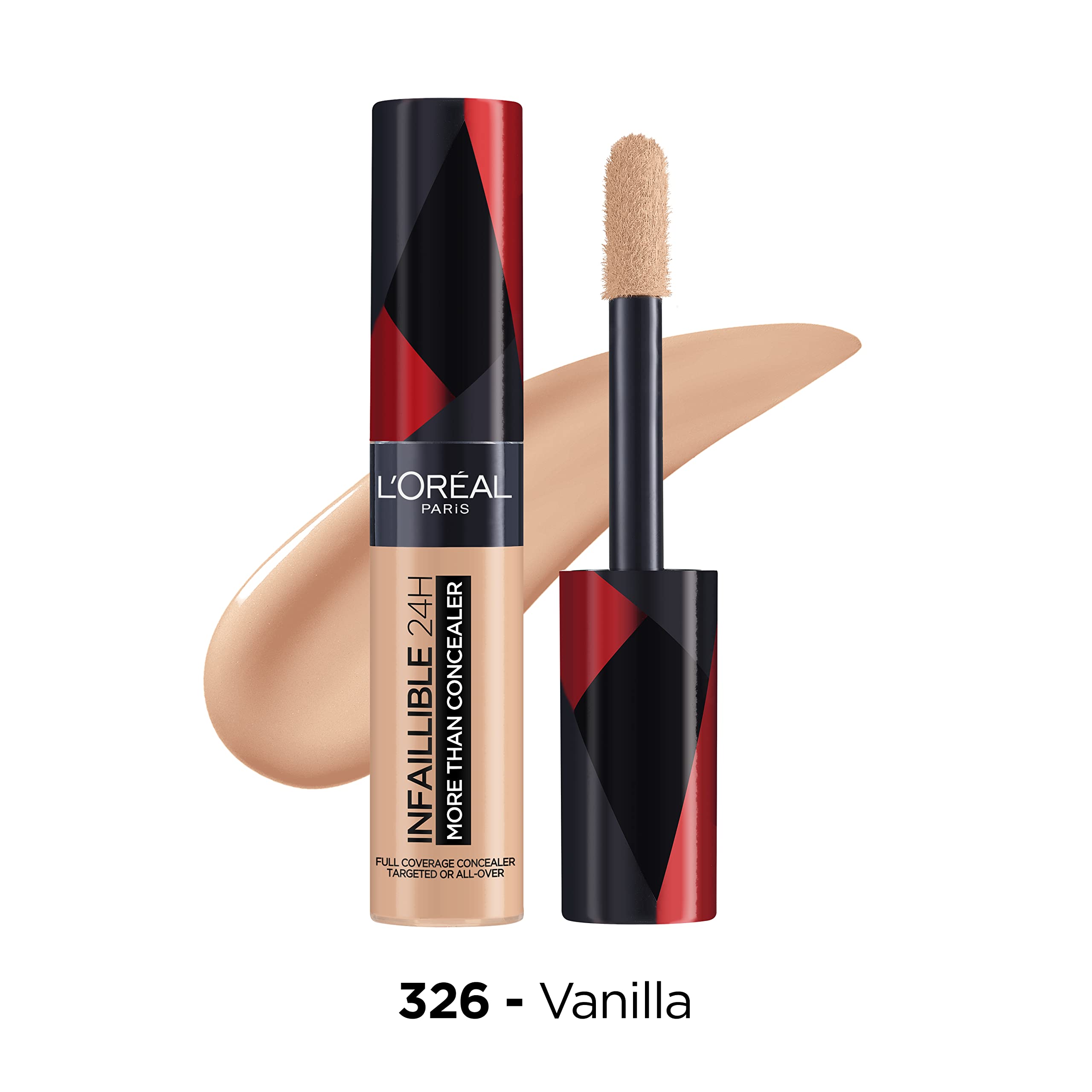 L'Oréal Paris Infallible Full Wear Waterproof Concealer Up To 24H Full Coverage-326VANILLA