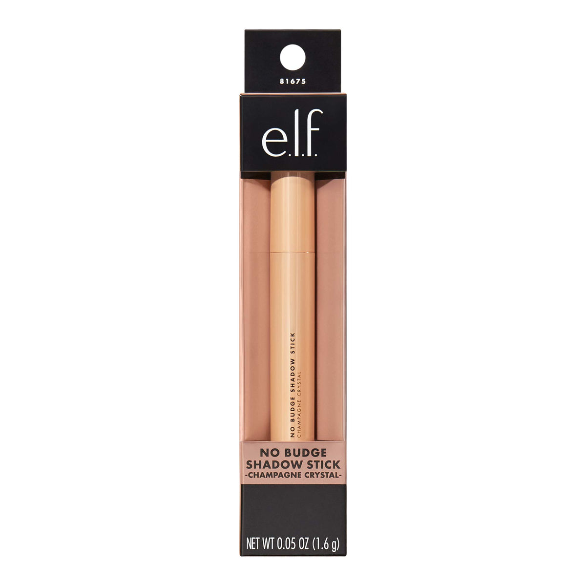 e.l.f. Cosmetics No Budge Shadow Stick Longwear Smudge-Proof Metallic Eyeshadow Champagne Crystal