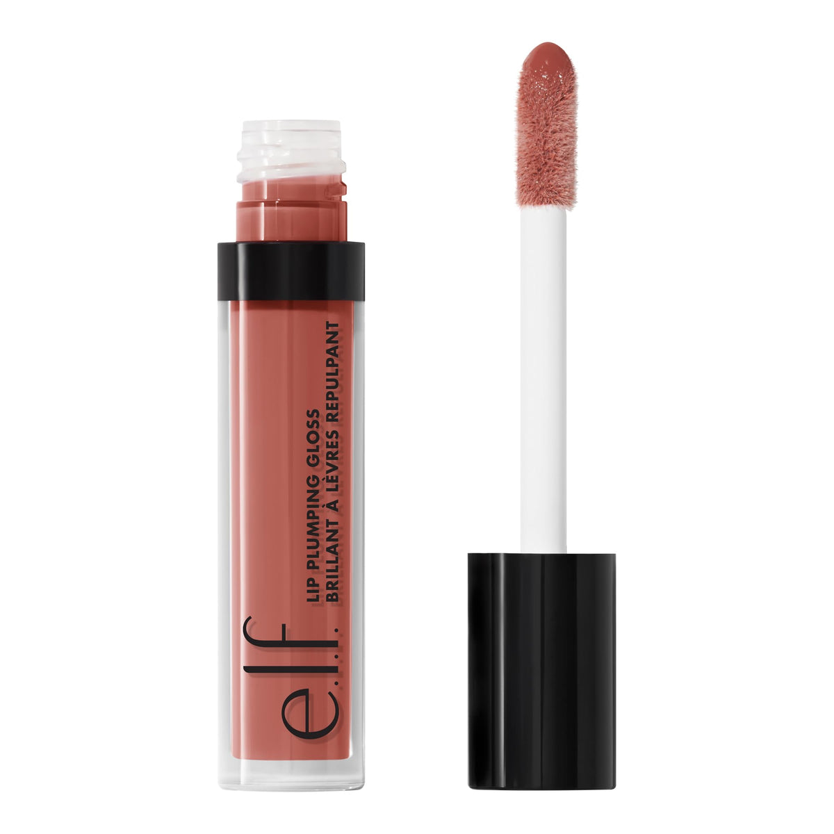 E.L.F Lip Plumping Gloss-Mocha Twist - Medium Pinky Brown