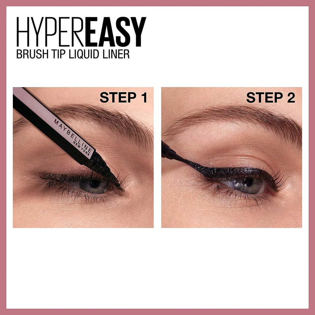 Maybelline New York Eyestudio Hyper Easy Liquid Liner Matte - Intense Black Lasts For Up To 24H