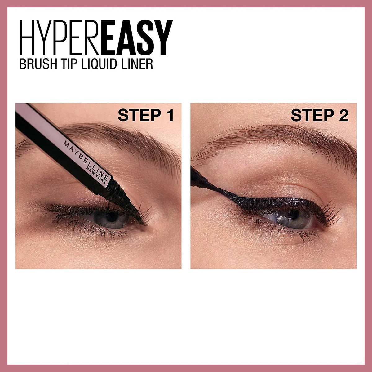 Maybelline New York Eyestudio Hyper Easy Liquid Liner Matte - Intense Black Lasts For Up To 24H