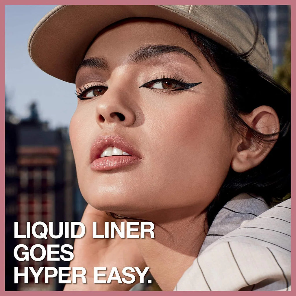 Maybelline New York Eyestudio Hyper Easy Liquid Liner Matte - Intense Black Lasts For Up To 24H
